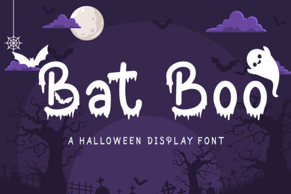 Bat Boo: A Spooky Display Font for Your Brand