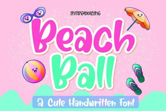 Beach Ball Font: A Playful Display Typeface for Campaigns