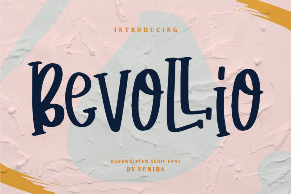 Bevollio: A Playful Display Font for Campaigns