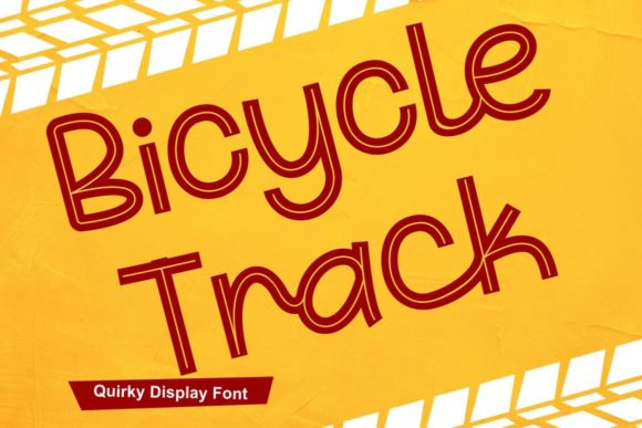 Bicycle Track: A Quirky Display Font for Campaigns