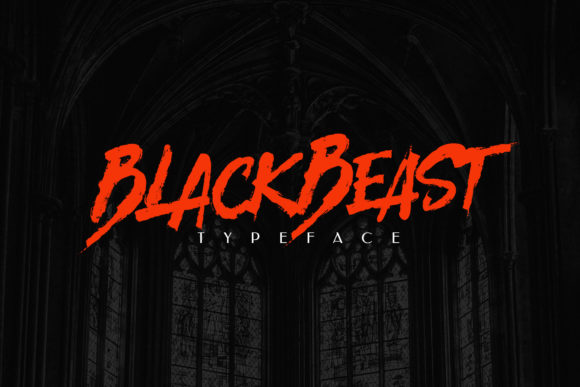BlackBeast: A Bold Display Font for Editorial Impact