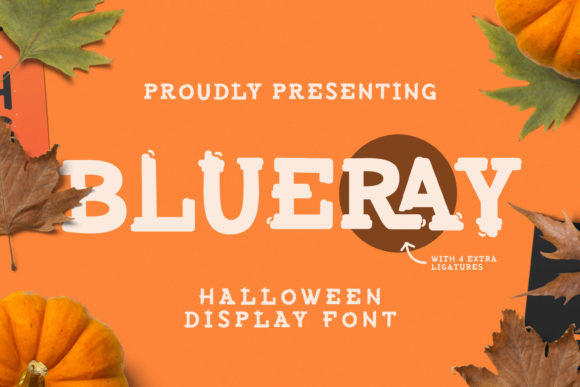 Blueray: A Spooky Display Font for Web Design