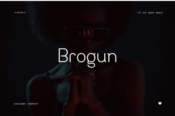 Brogun: A Brutalist Display Font for Bold Branding