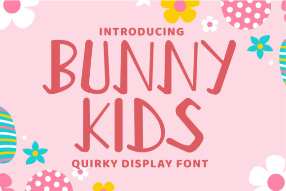 Bunny Kids: A Playful Display Font for Creative Projects