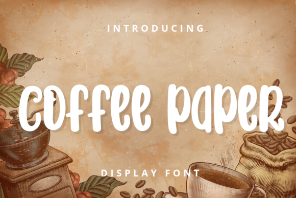 Coffee Paper: A Playful Display Font for Web Design