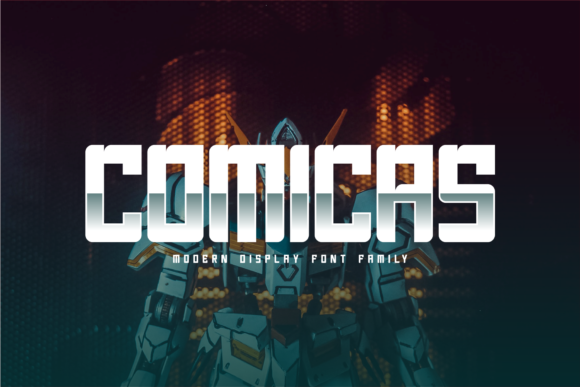 Comicas: A Bold Display Font for Editorial Impact