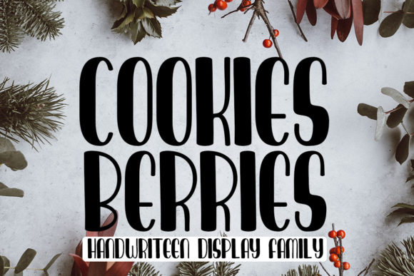 Cookies Berries: A Playful Display Font for Makers