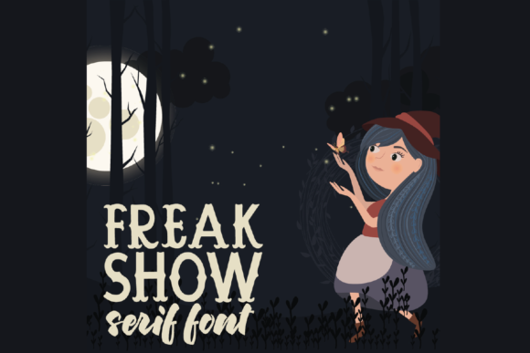Freak Show: A Bold Display Font for Distinct Branding