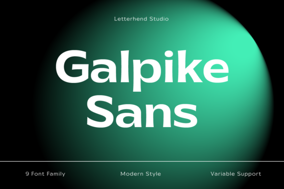 Galpike Sans: A Bold Display Font for Modern Web Design