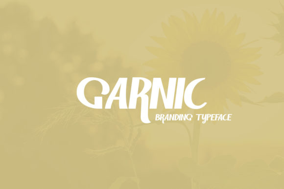 Garnic: A Stunning Display Font for Makers