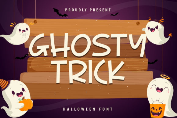 Ghosty Trick: A Spooky Display Font for Playful Branding
