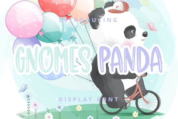 Gnomes Panda: A Friendly Display Font for Editorial Design