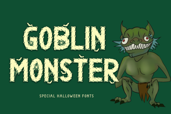 Goblin Monster: A Spooky Display Font for Editors