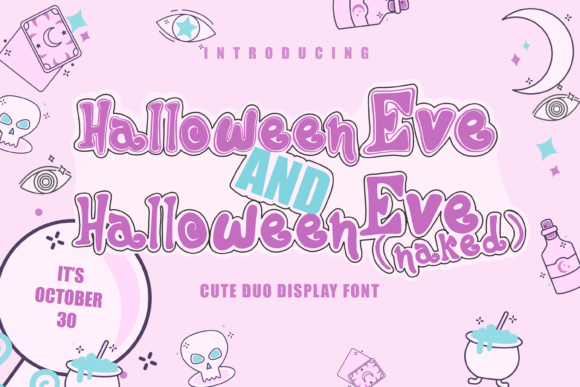 Halloween Eve Duo: A Chic Display Font for Editorial Design