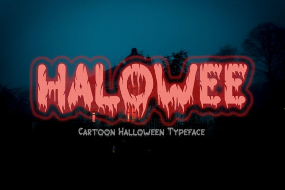 Halowee: A Creepy Display Font for Editorial Impact