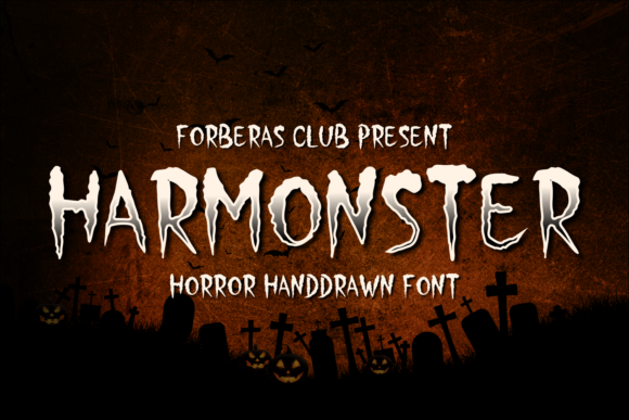 Harmonster: A Spooky Display Font for Web Design
