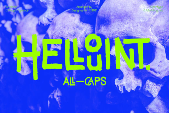 Hellouint: A Bold Display Font for Modern Editorial Design