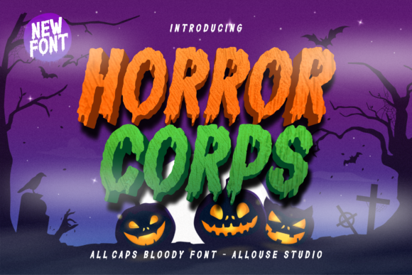 Horror Corps: The Spooky Display Font for Bold Campaigns