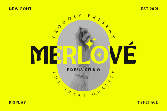 Merlove: A Bold Display Font for Modern Web Design