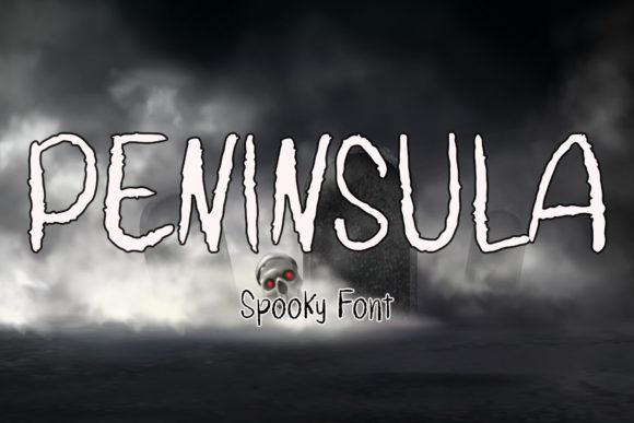 Peninsula: A Dark Display Font for Memorable Branding