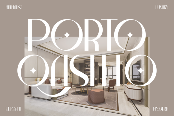 Porto Qastelo: A Modern Display Font for Editorial Design