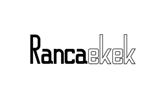 Rancaekek: A Modern Display Font for Web Design