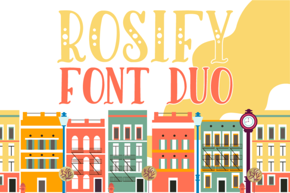 Rosify Duo: The Playful Display Font for Campaigns