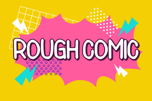 Rough Comic: A Trendy Display Font for Brand Identity