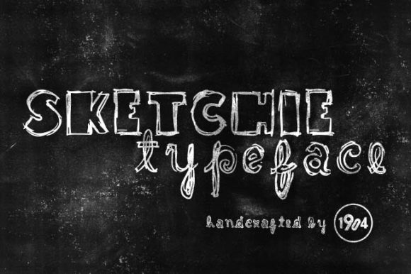 Sketchie: A Natural Display Font for Web Design