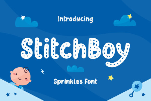 Stitch Boy: A Playful Display Font for Crafters