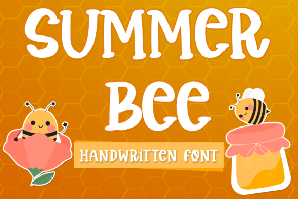Summer Bee: A Playful Display Font for Makers