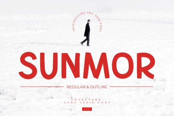 Sunmor: A Bold Display Font for Web Design
