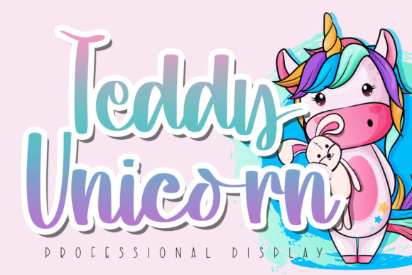 Teddy Unicorn: A Playful Display Font for Makers