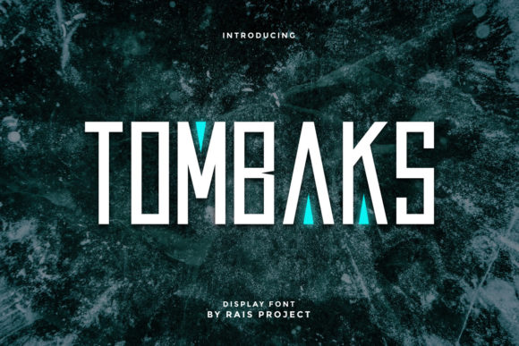 Tombaks: A Bold Display Font for Business Branding
