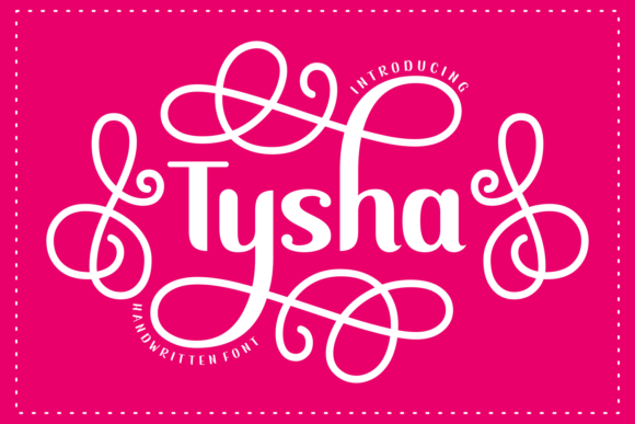 Tysha: A Whimsical Display Font for Makers