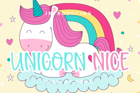 Unicorn Nice: A Playful Display Font for Web Design
