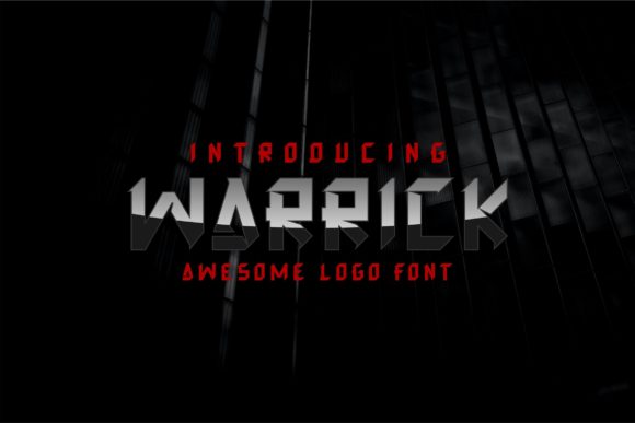 Warrick: A Bold Display Font for Modern Editorial Design
